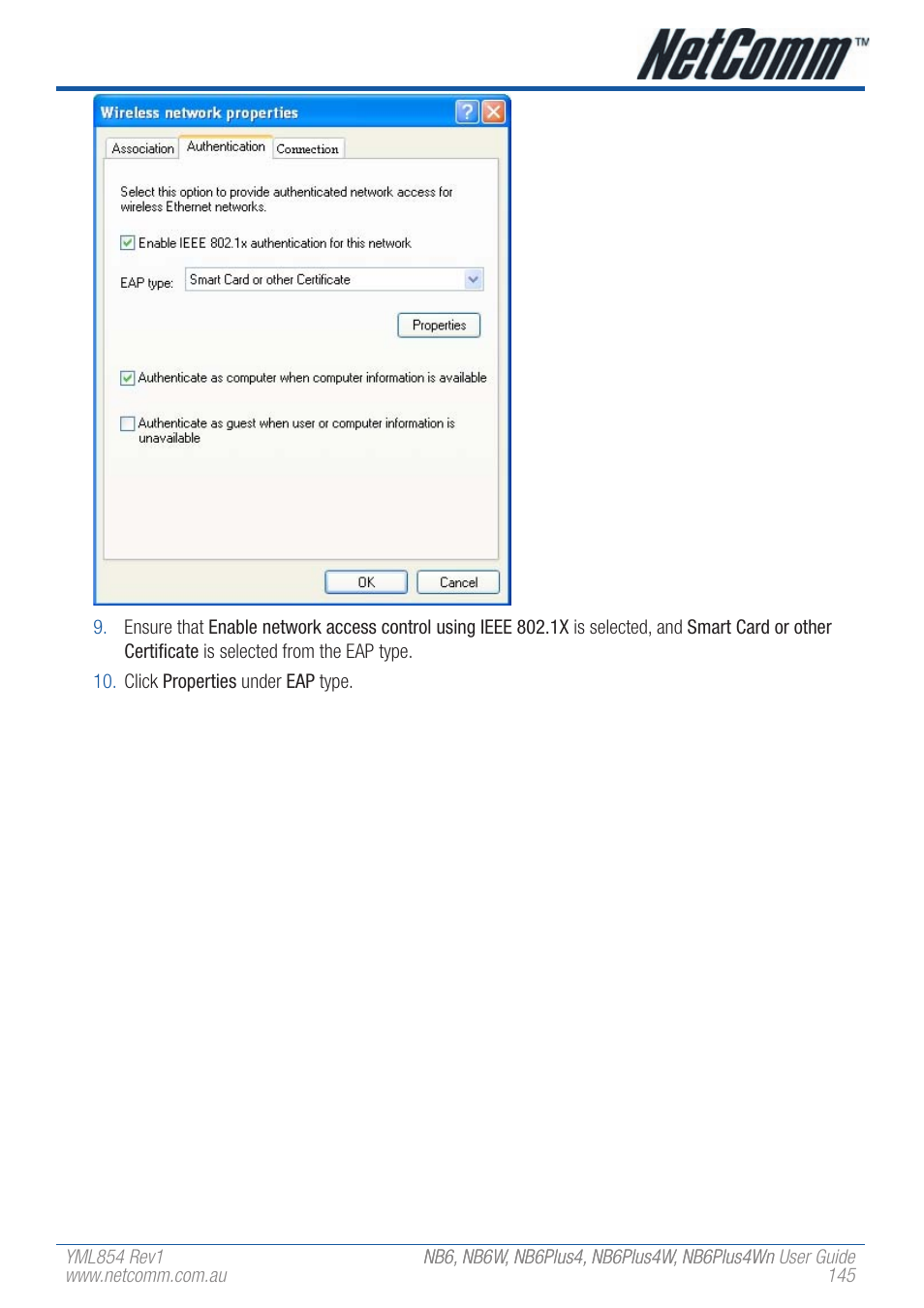 NetComm NB6PLUS4WN User Manual | Page 145 / 170