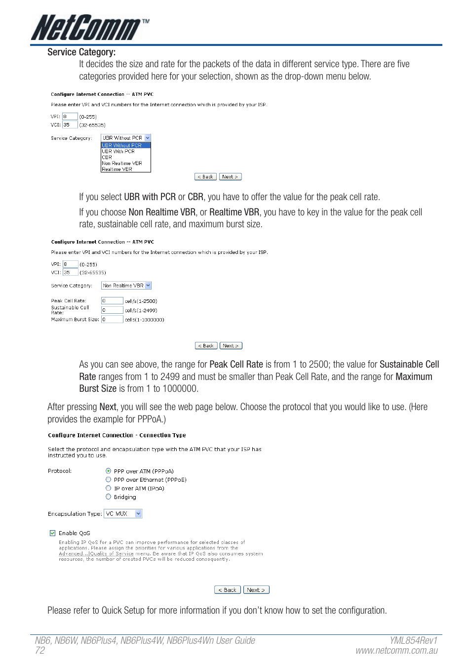 NetComm NB6PLUS4WN User Manual | Page 72 / 170
