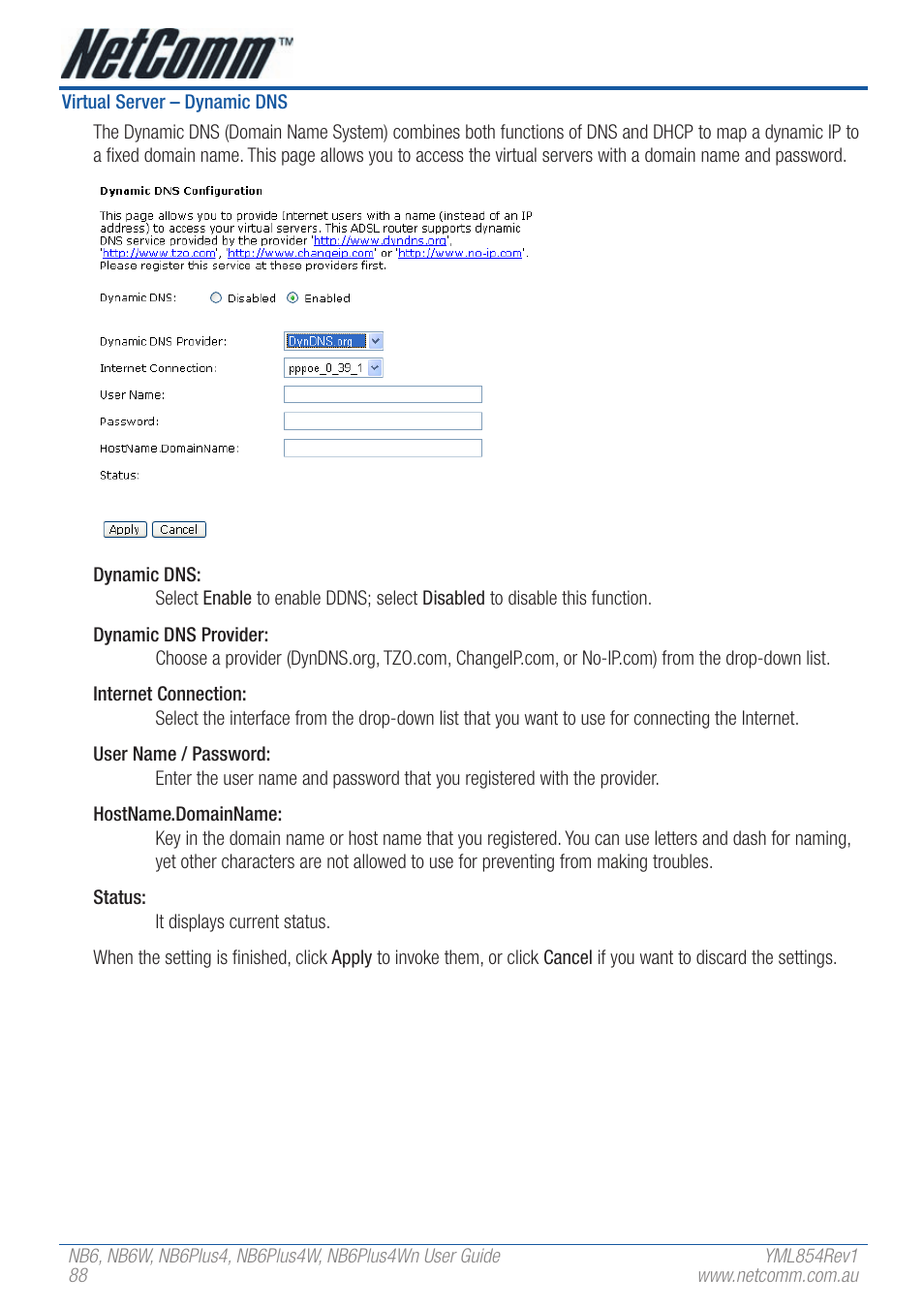 NetComm NB6PLUS4WN User Manual | Page 88 / 170