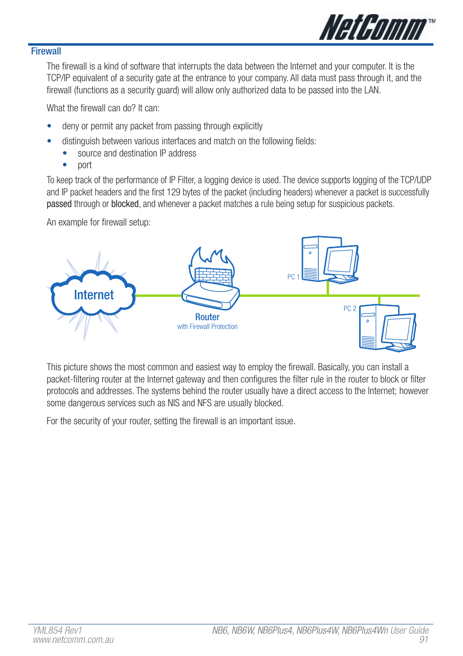 Internet | NetComm NB6PLUS4WN User Manual | Page 91 / 170