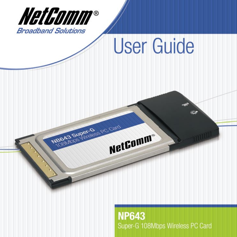 NetComm Wireless Network Device NP643 User Manual | 36 pages