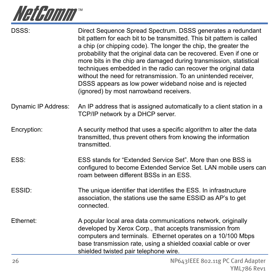 NetComm Wireless Network Device NP643 User Manual | Page 26 / 36