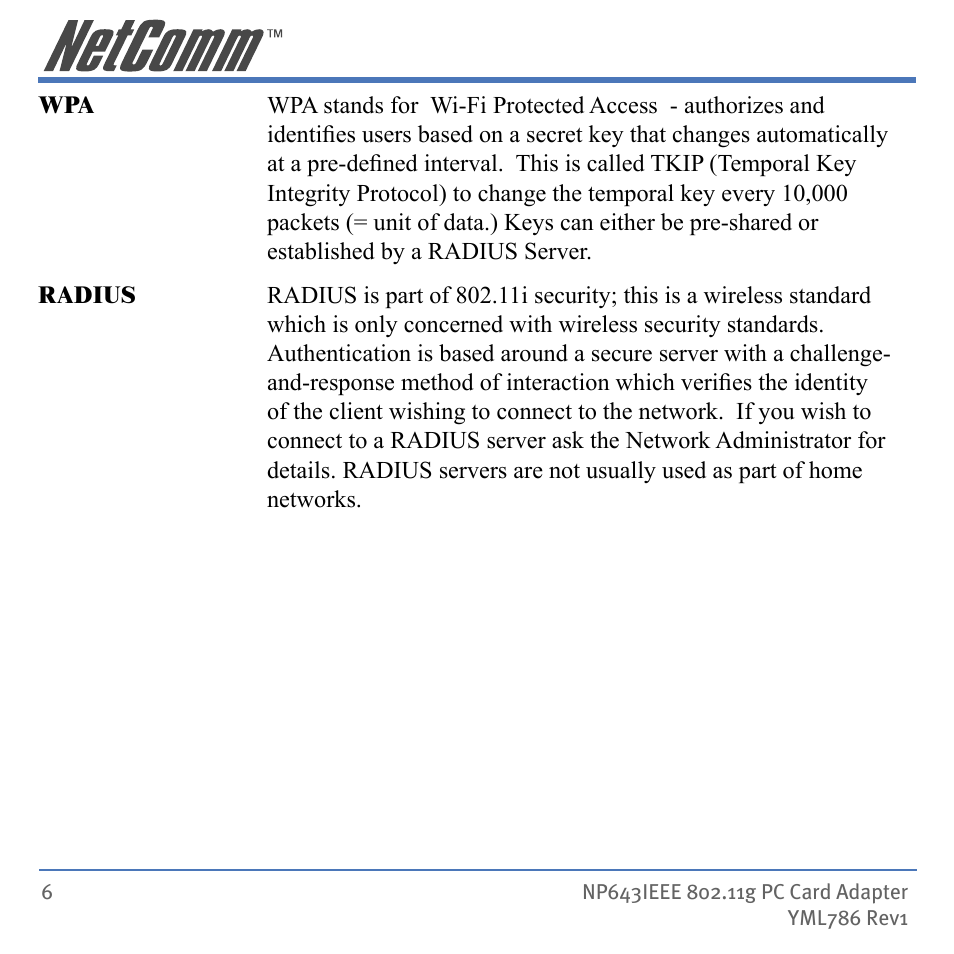 NetComm Wireless Network Device NP643 User Manual | Page 6 / 36