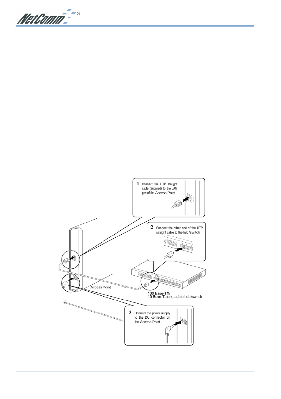 Chapter 4: connecting the wireless ap, Package contents, Hardware installation | Package contents hardware installation | NetComm NP5400 User Manual | Page 8 / 36