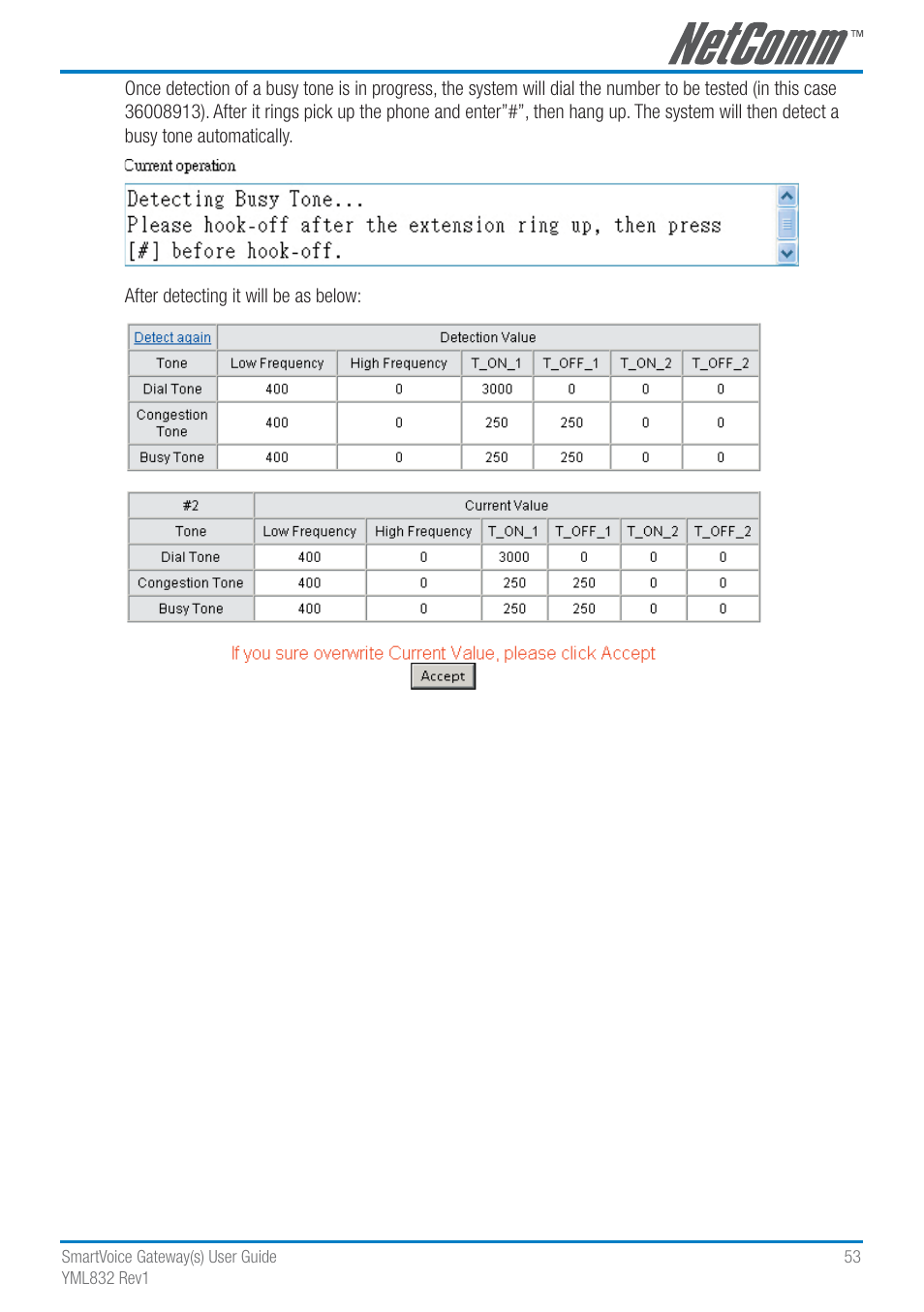 NetComm SmartVoice Gateway User Manual | Page 53 / 95