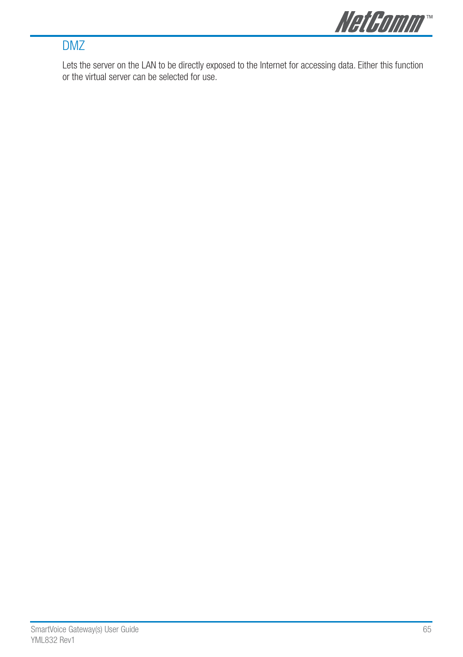 NetComm SmartVoice Gateway User Manual | Page 65 / 95