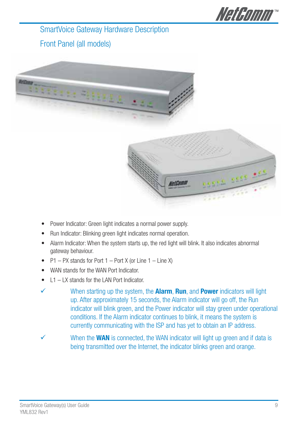 NetComm SmartVoice Gateway User Manual | Page 9 / 95