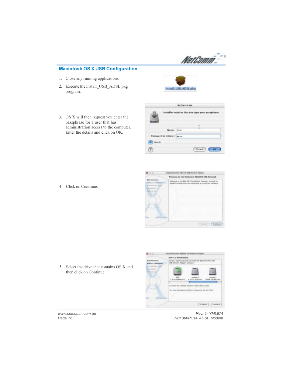 NetComm NB1300PLUS4 User Manual | Page 76 / 92