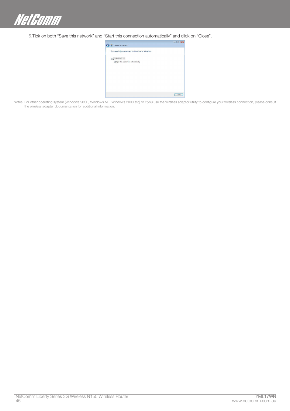 NetComm N150 User Manual | Page 46 / 53
