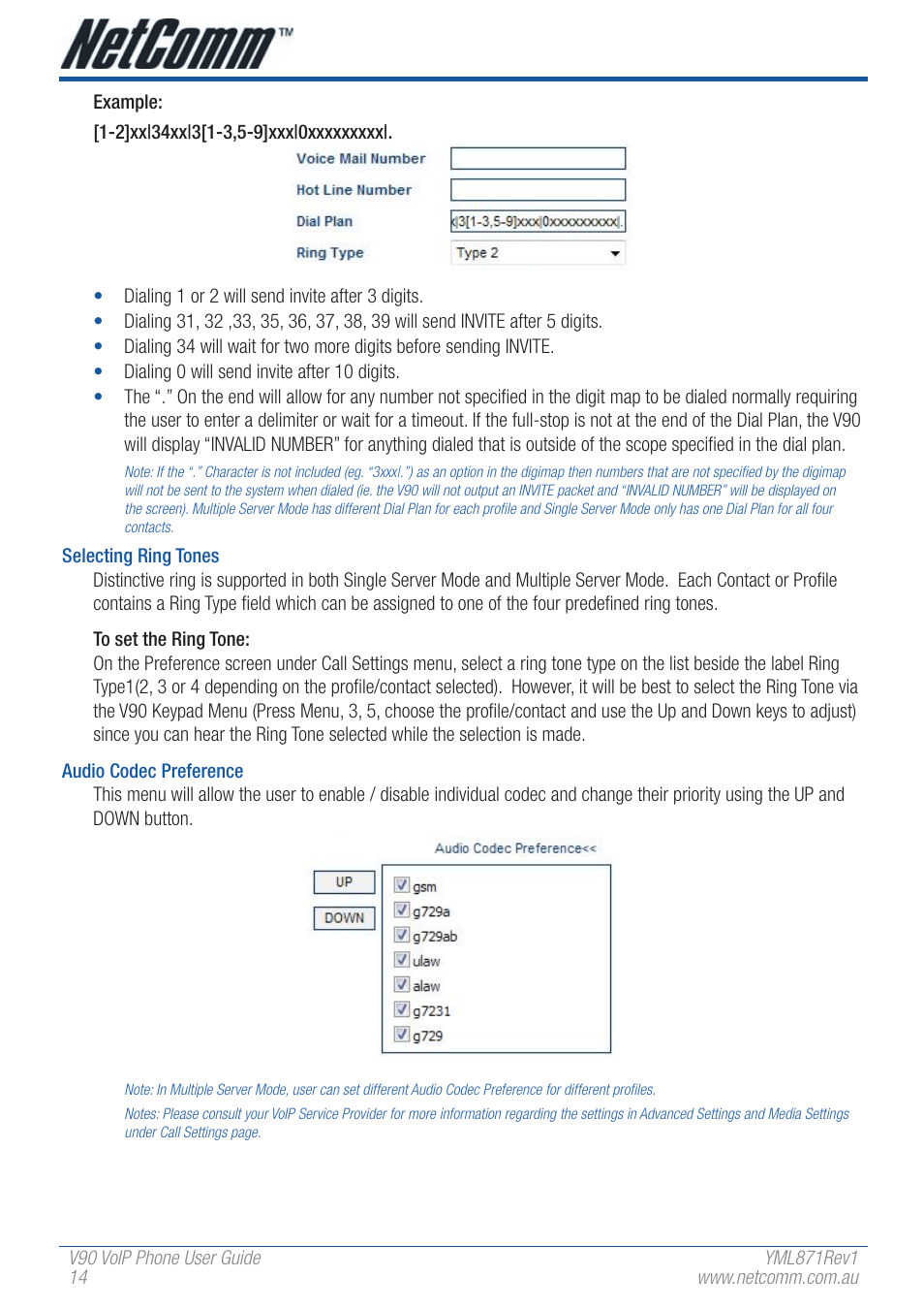 NetComm V90 User Manual | Page 14 / 28