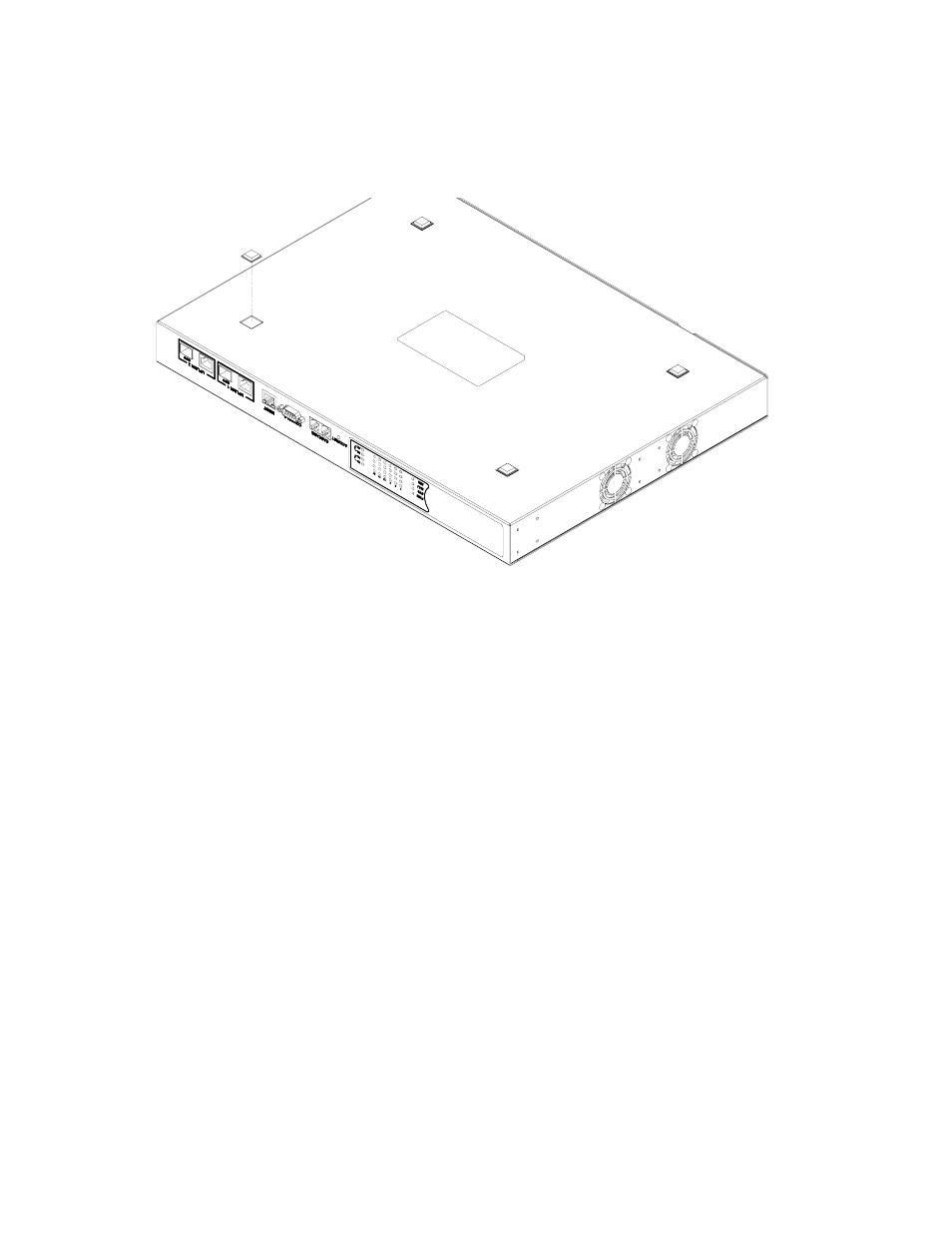 Desktop or shelf mounting, Esktop or, Helf | Ounting | NetComm NCT240 User Manual | Page 13 / 38