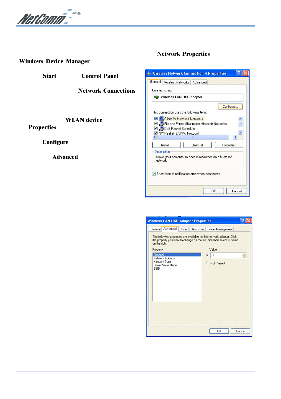 NetComm NP7042 User Manual | Page 22 / 32