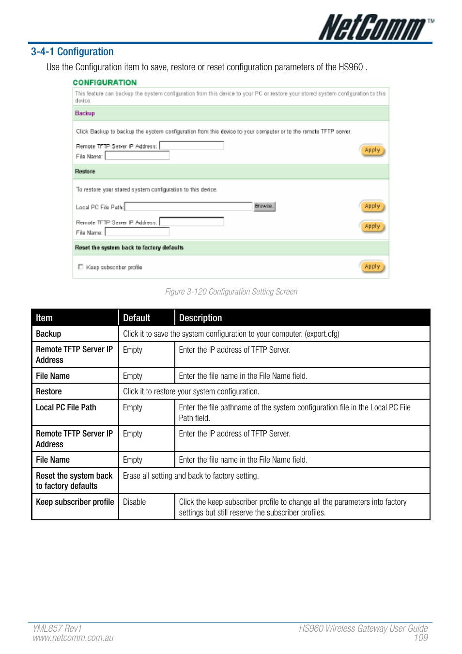 NetComm HS960 User Manual | Page 109 / 120