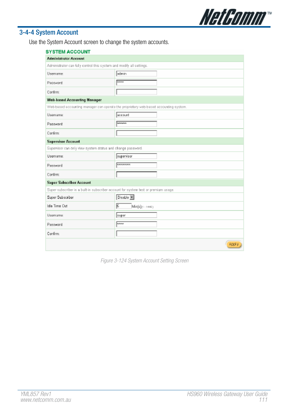 NetComm HS960 User Manual | Page 111 / 120