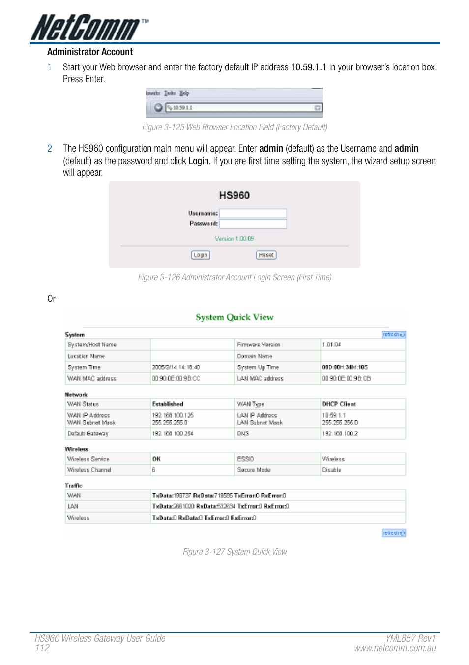 NetComm HS960 User Manual | Page 112 / 120