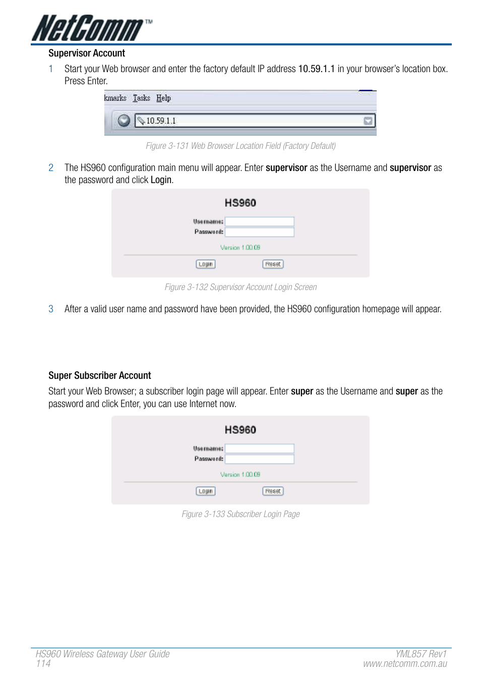 NetComm HS960 User Manual | Page 114 / 120