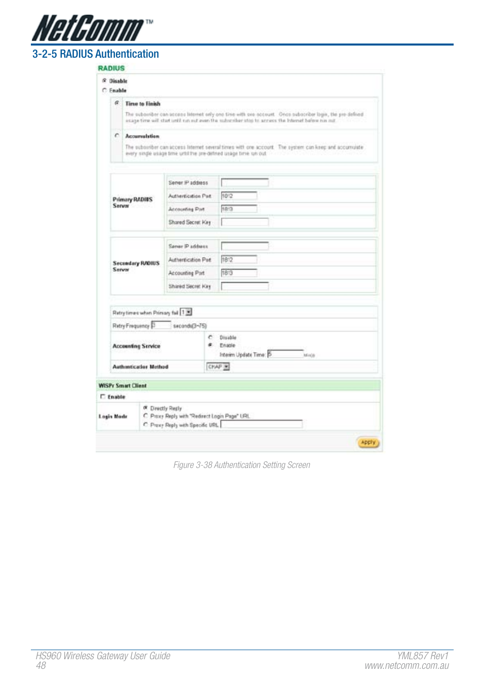 NetComm HS960 User Manual | Page 48 / 120
