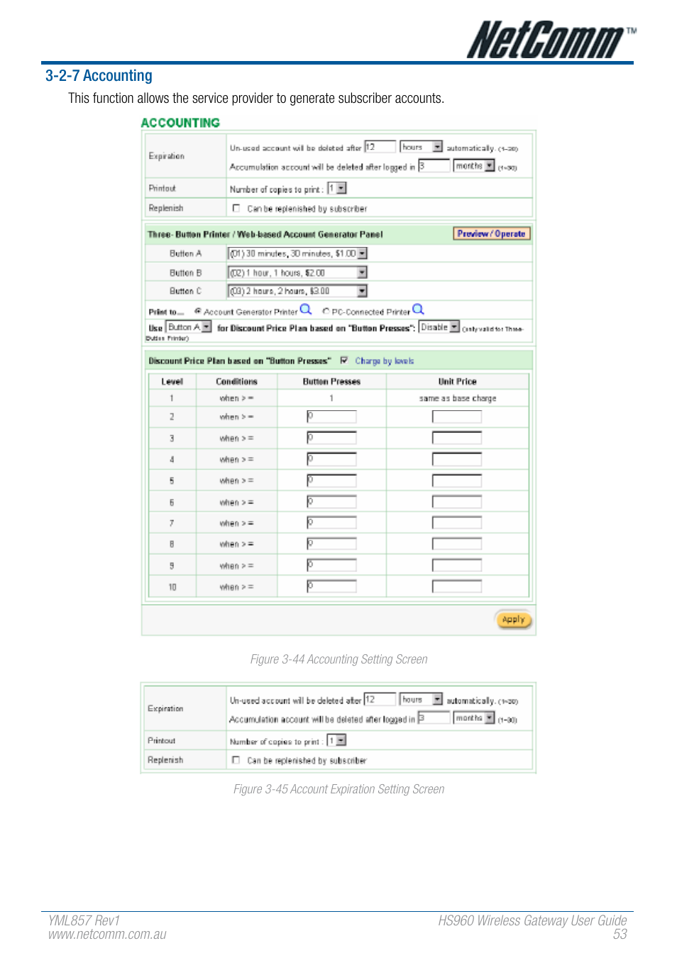NetComm HS960 User Manual | Page 53 / 120