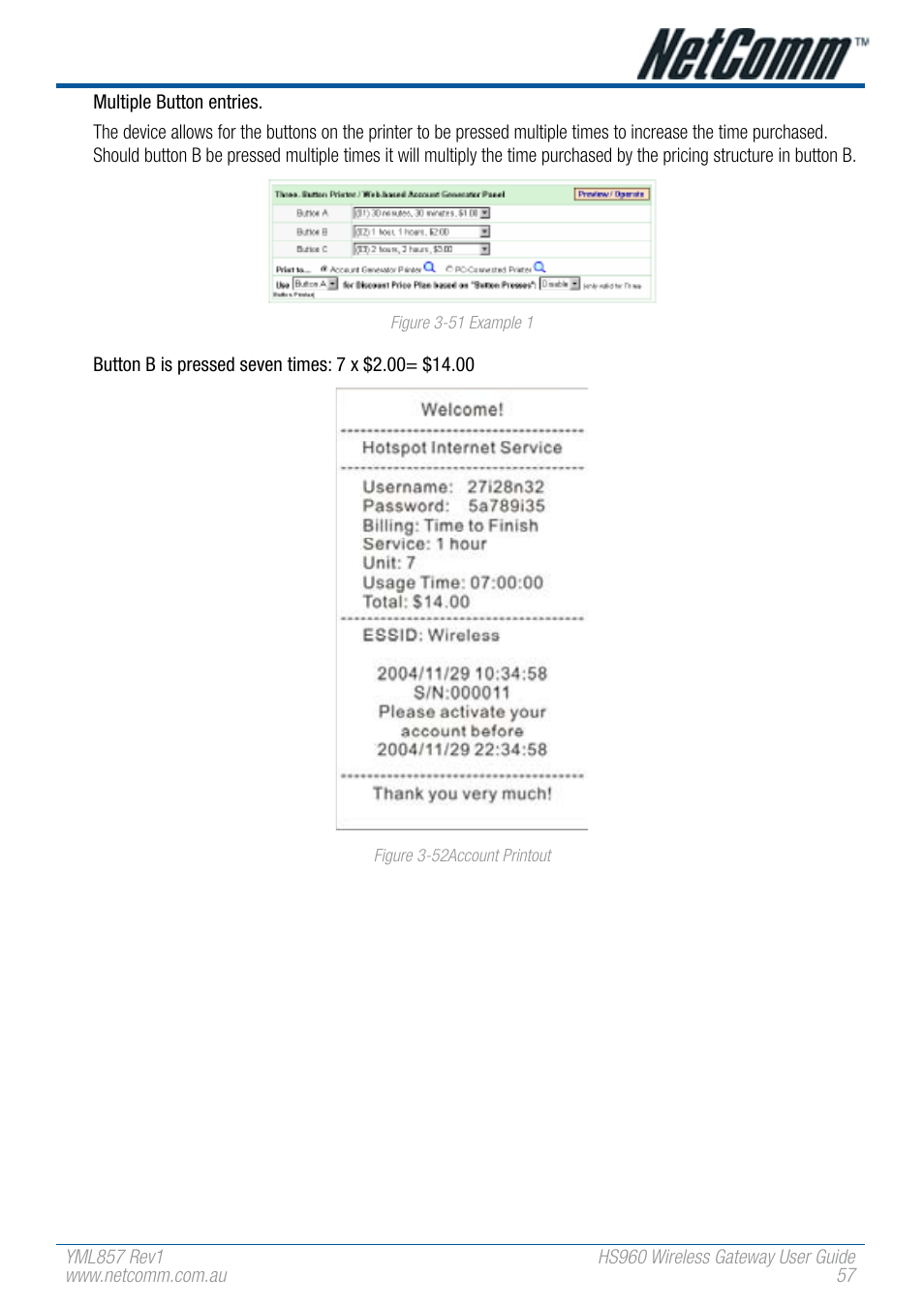 NetComm HS960 User Manual | Page 57 / 120