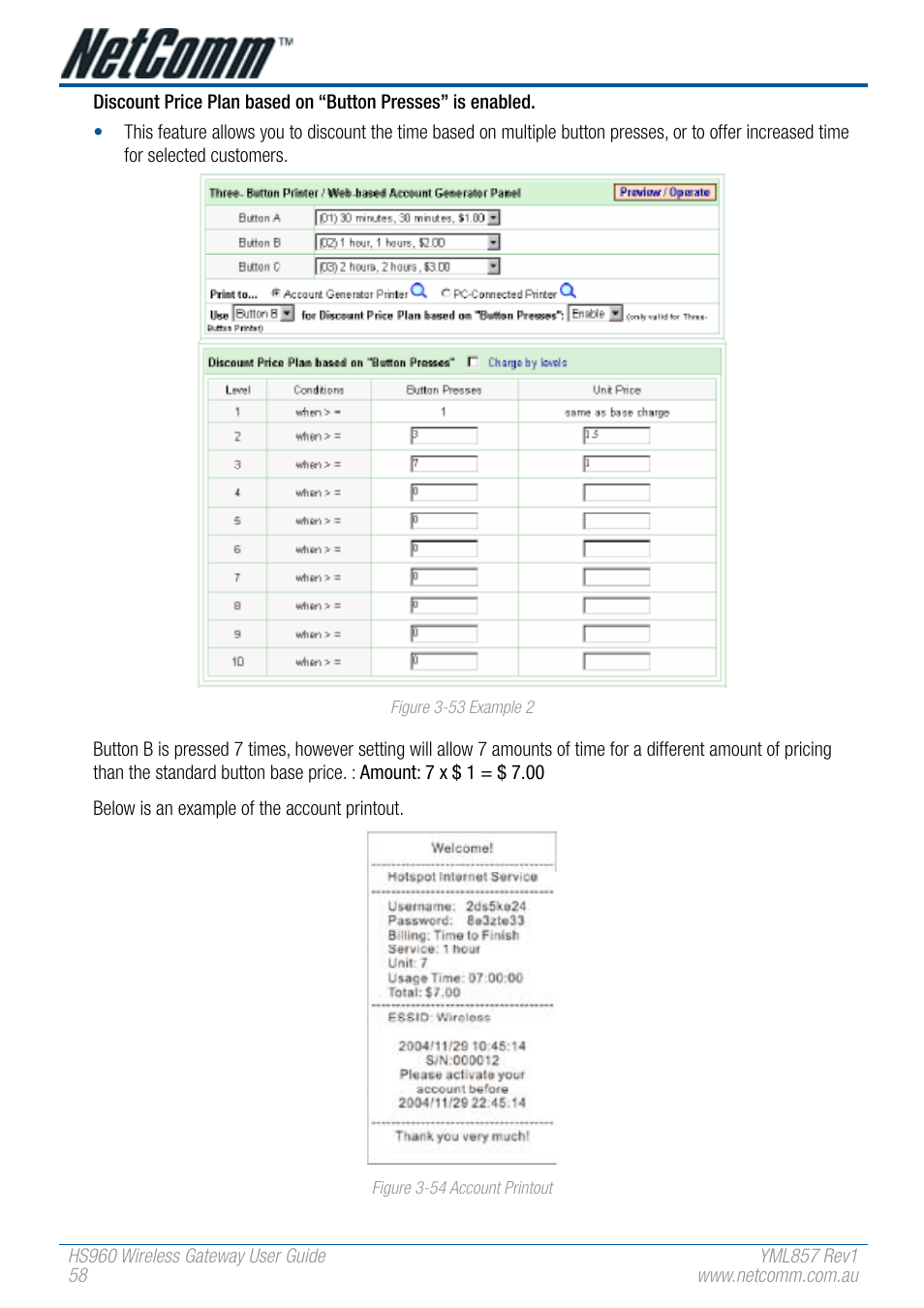NetComm HS960 User Manual | Page 58 / 120