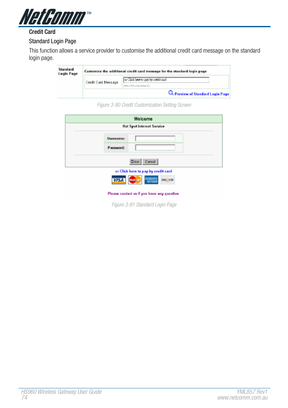 NetComm HS960 User Manual | Page 74 / 120