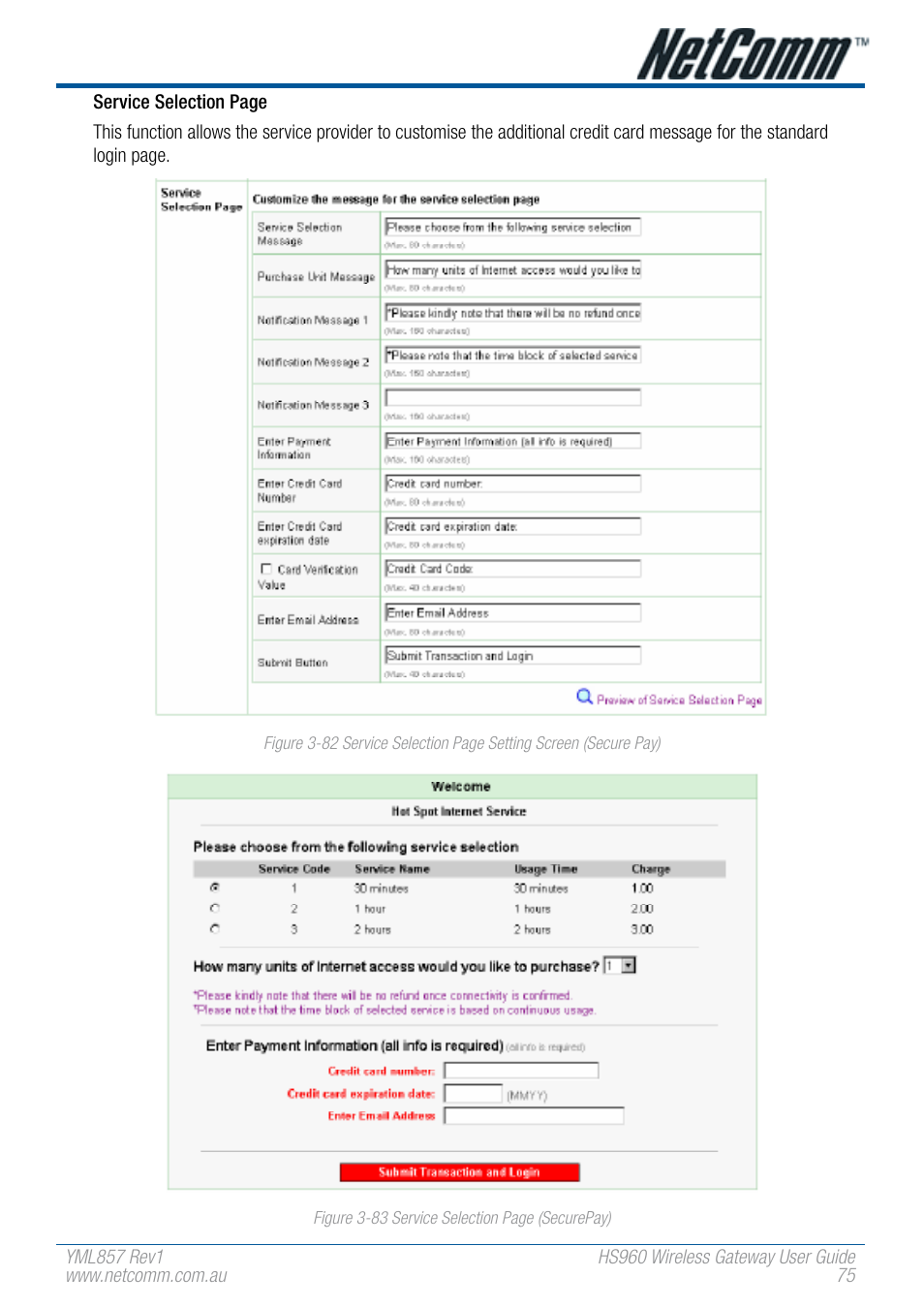 NetComm HS960 User Manual | Page 75 / 120