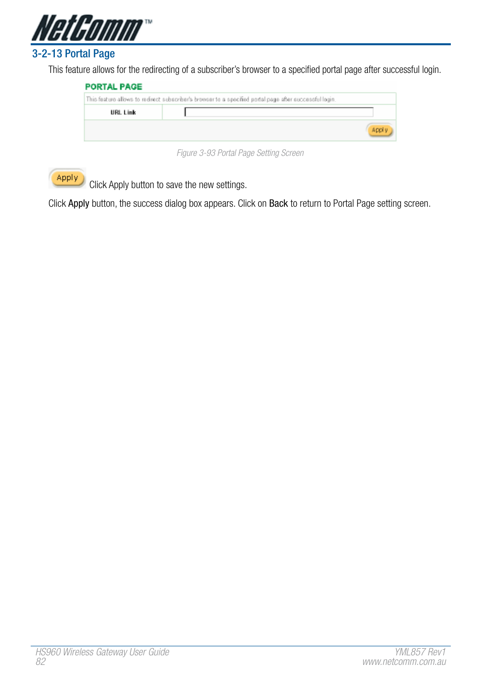 NetComm HS960 User Manual | Page 82 / 120