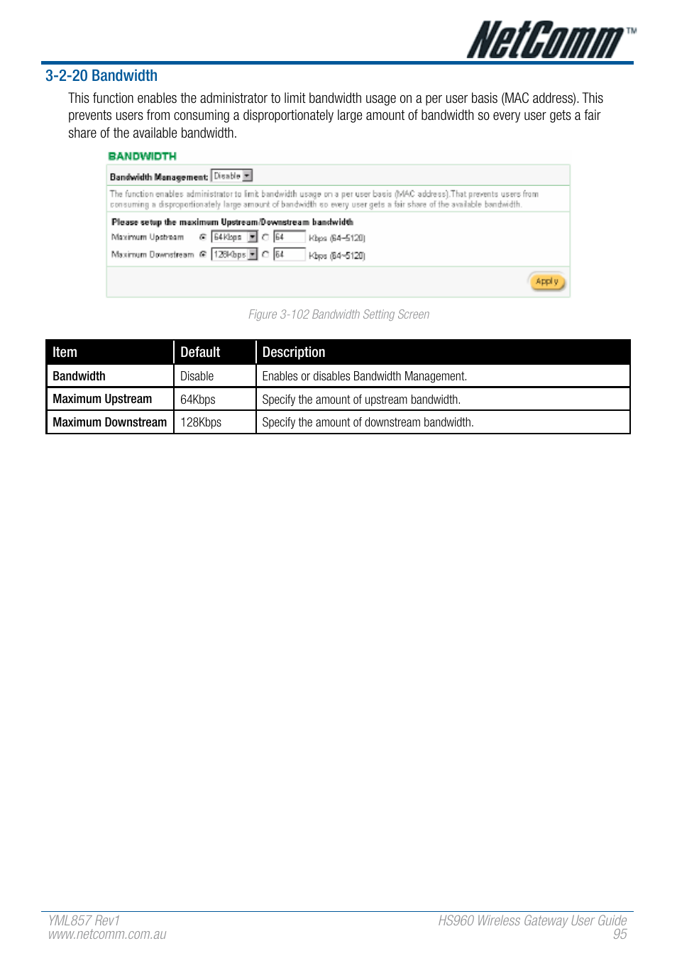 NetComm HS960 User Manual | Page 95 / 120