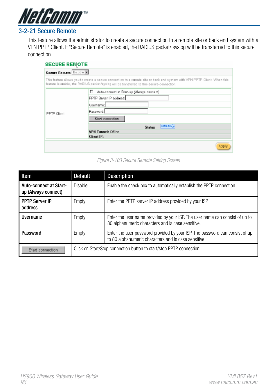 NetComm HS960 User Manual | Page 96 / 120