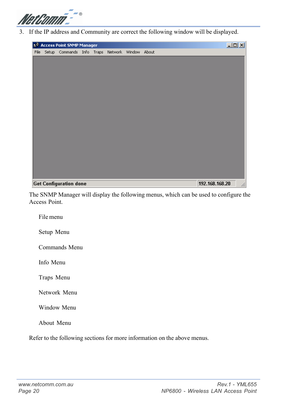 NetComm NP6800 User Manual | Page 20 / 44