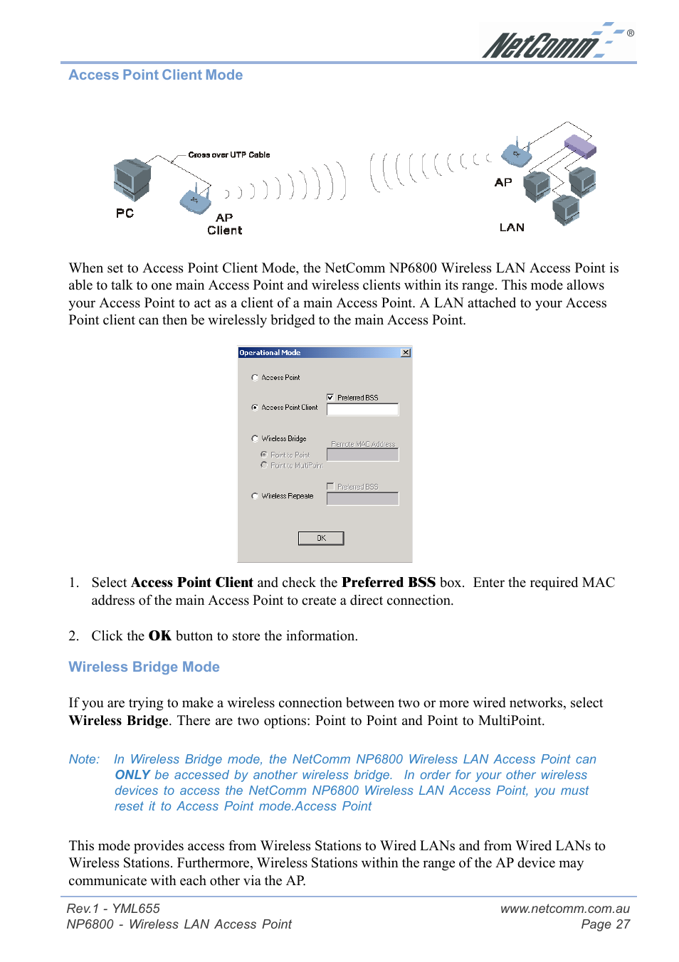 NetComm NP6800 User Manual | Page 27 / 44