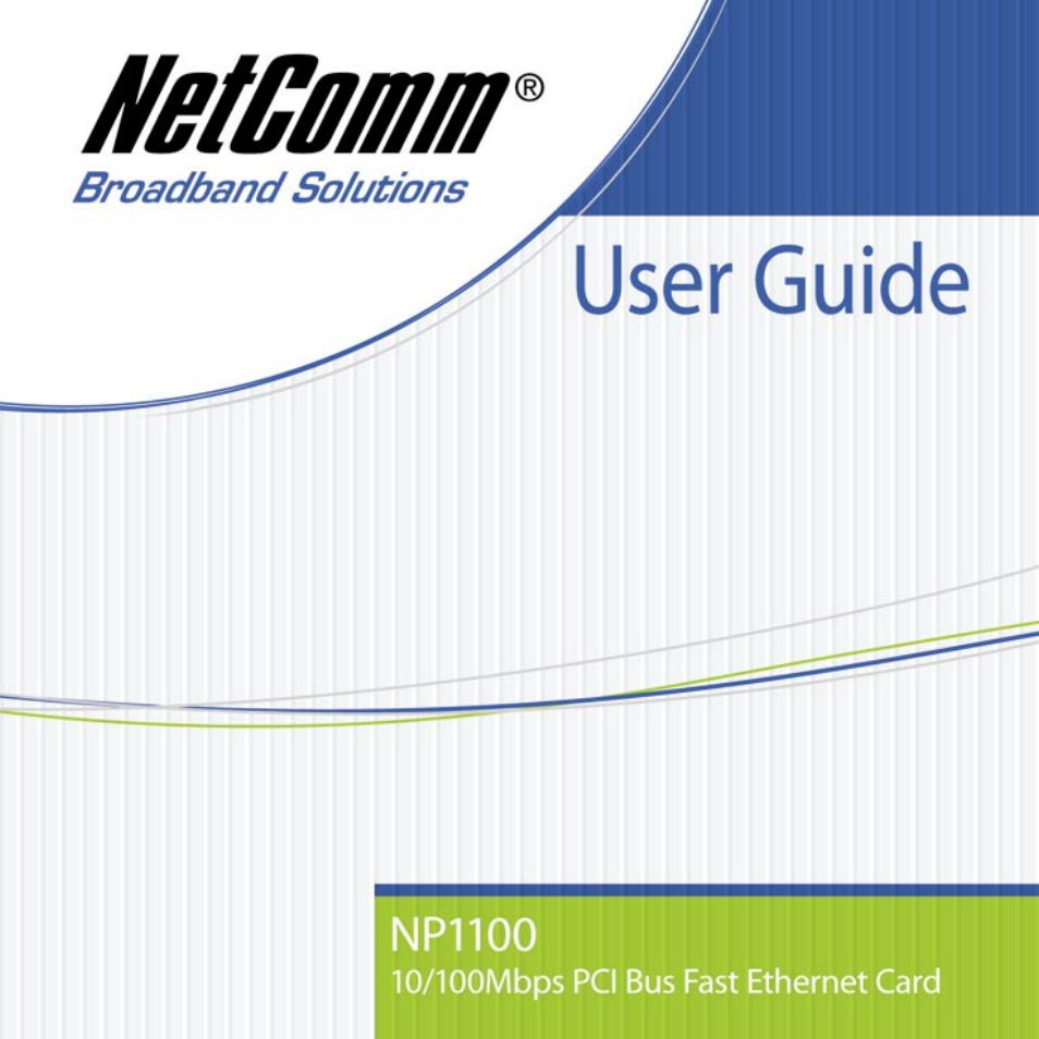 NetComm NP1100 User Manual | 32 pages