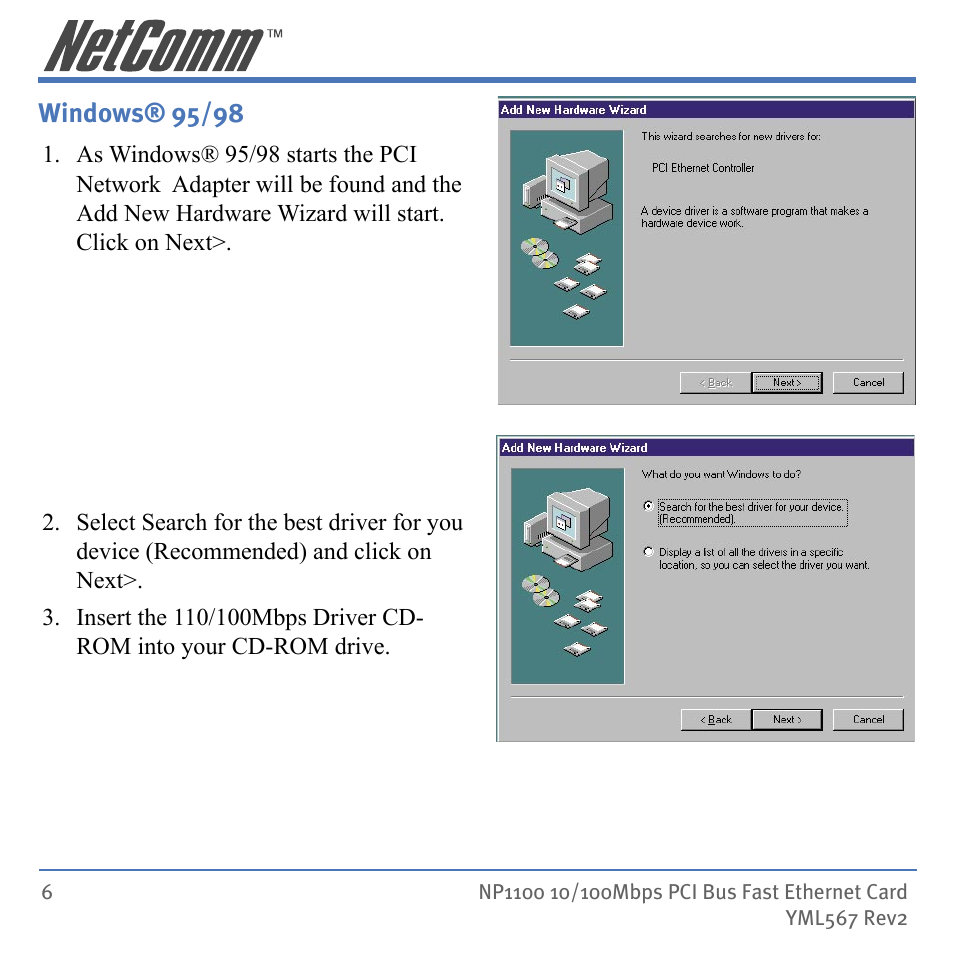 NetComm NP1100 User Manual | Page 6 / 32