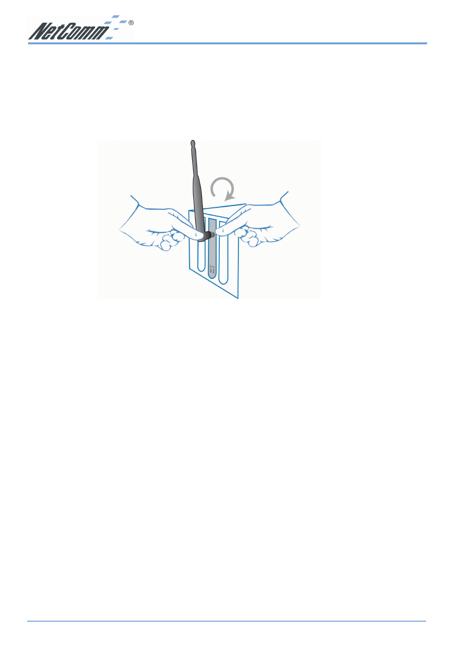 Connecting the adjustable antenna to the card | NetComm NP5420 User Manual | Page 10 / 40
