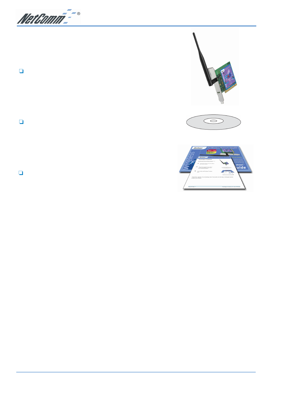 Package contents | NetComm NP5420 User Manual | Page 4 / 40