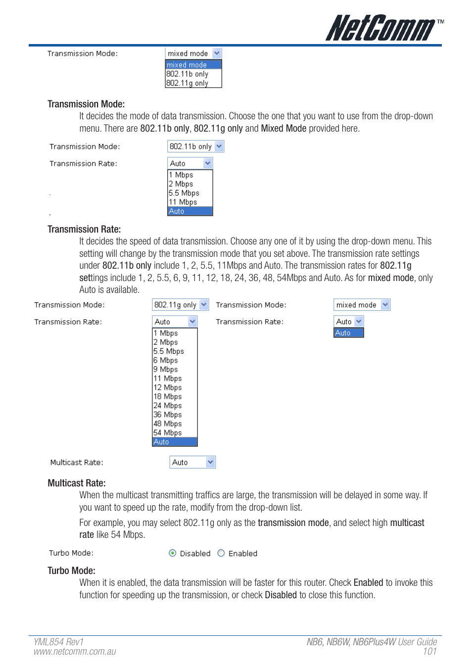NetComm NB6 User Manual | Page 101 / 152