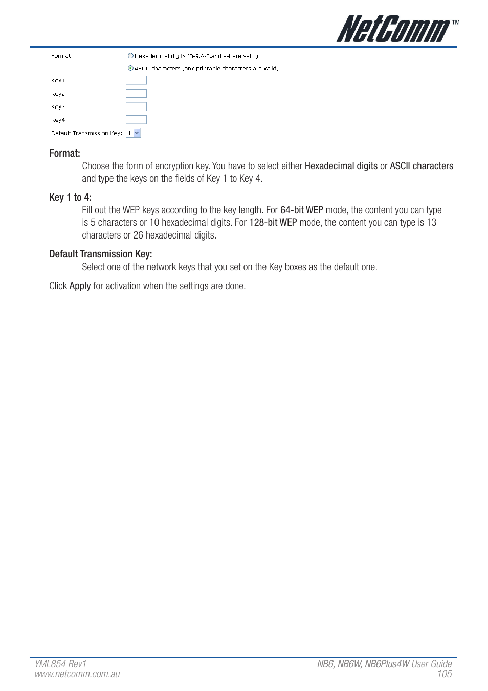 NetComm NB6 User Manual | Page 105 / 152