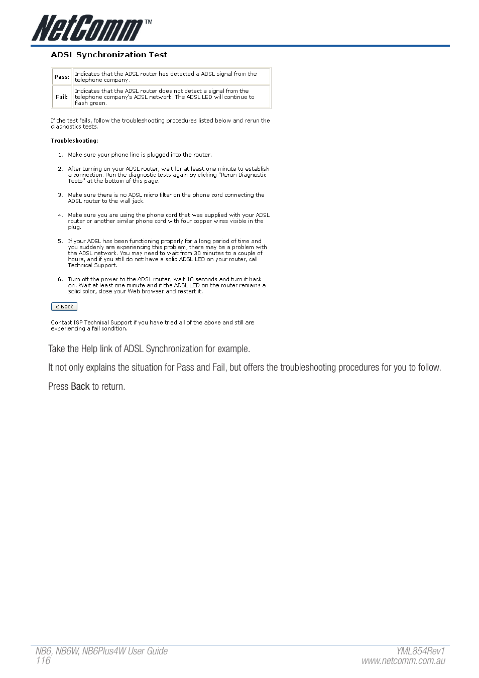 NetComm NB6 User Manual | Page 116 / 152