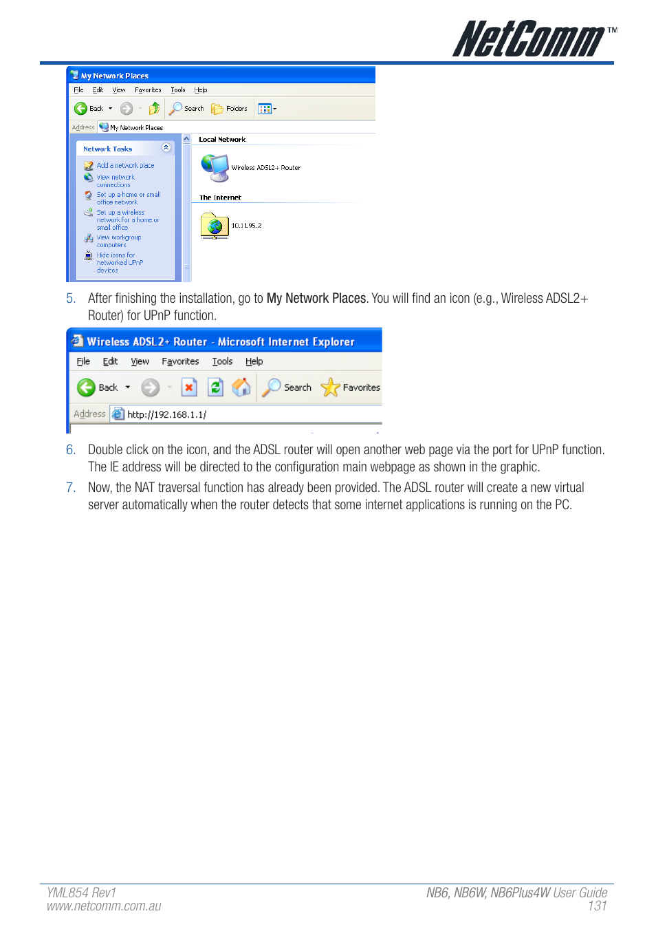 NetComm NB6 User Manual | Page 131 / 152