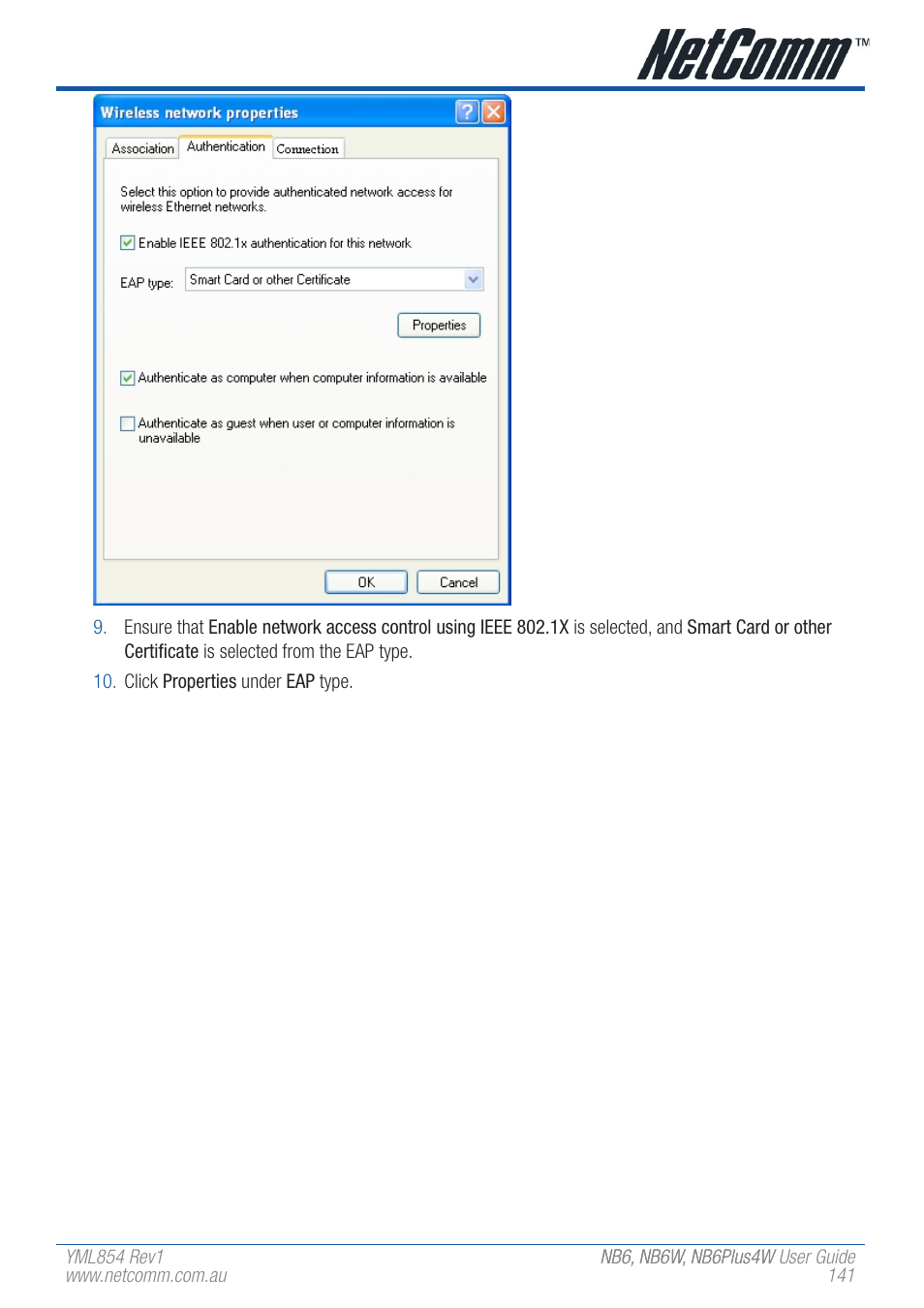 NetComm NB6 User Manual | Page 141 / 152