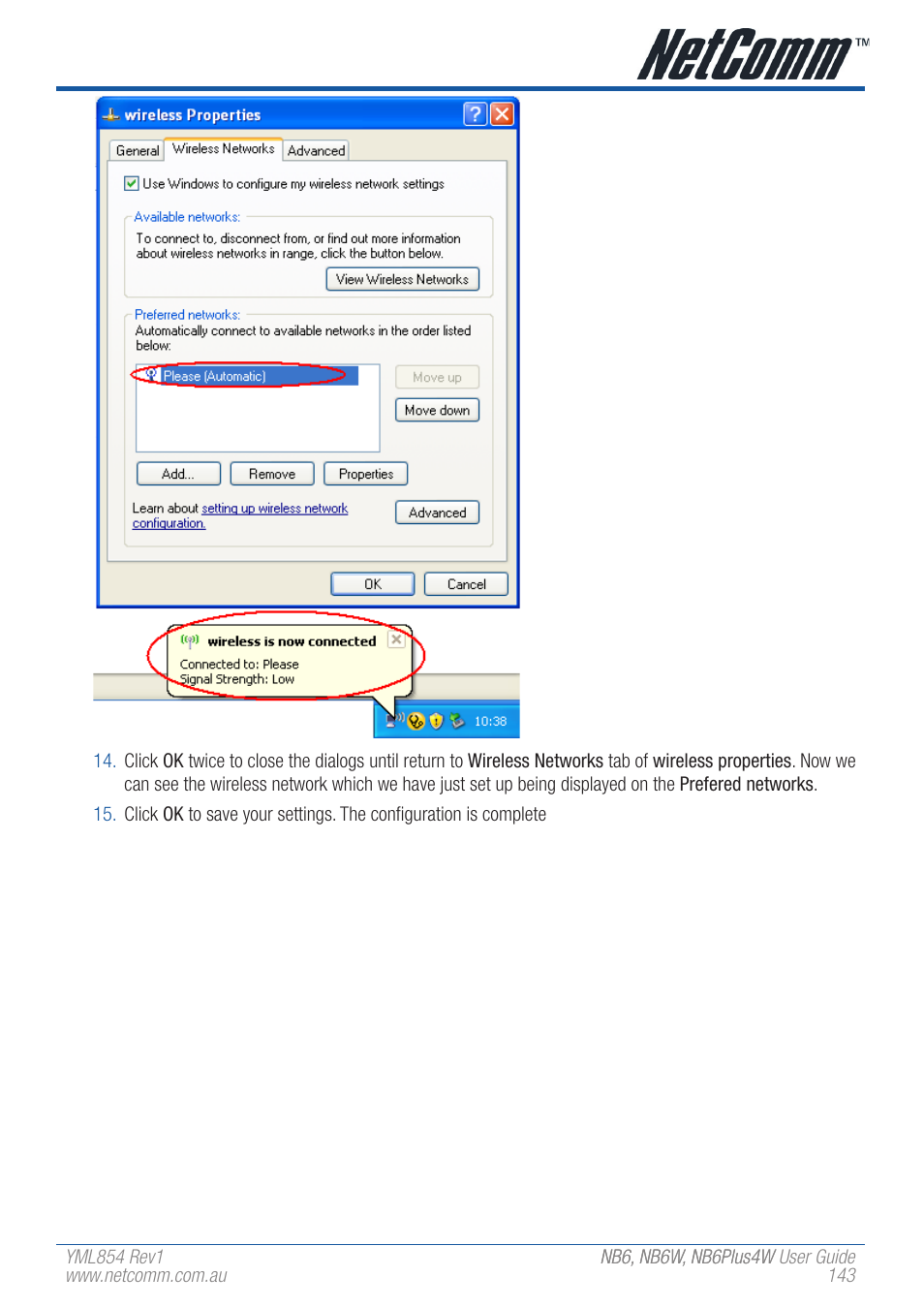 NetComm NB6 User Manual | Page 143 / 152