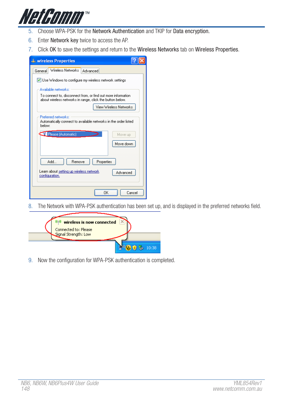 NetComm NB6 User Manual | Page 148 / 152