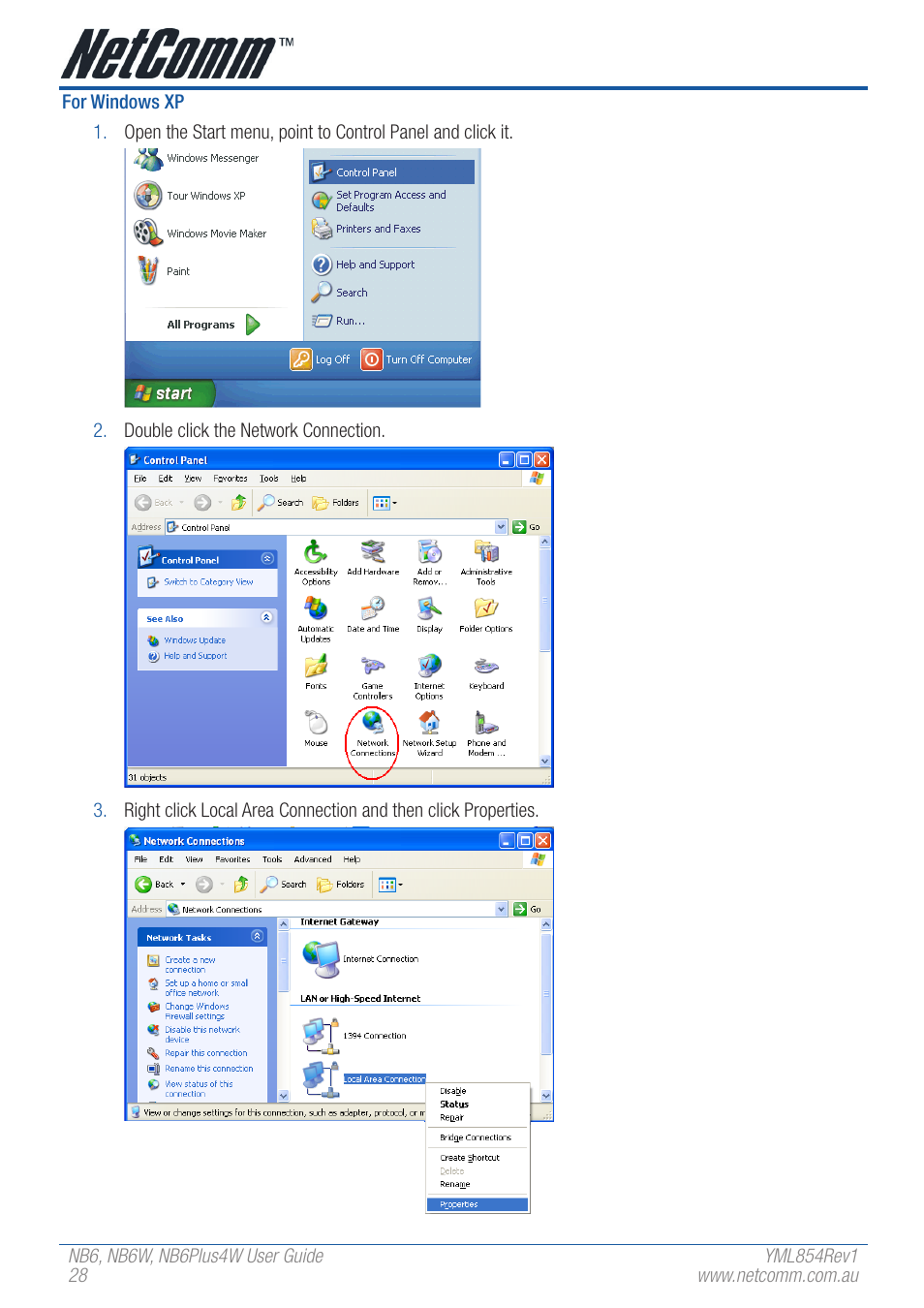 NetComm NB6 User Manual | Page 28 / 152