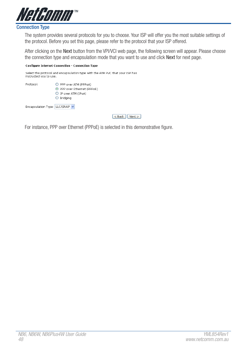 NetComm NB6 User Manual | Page 48 / 152