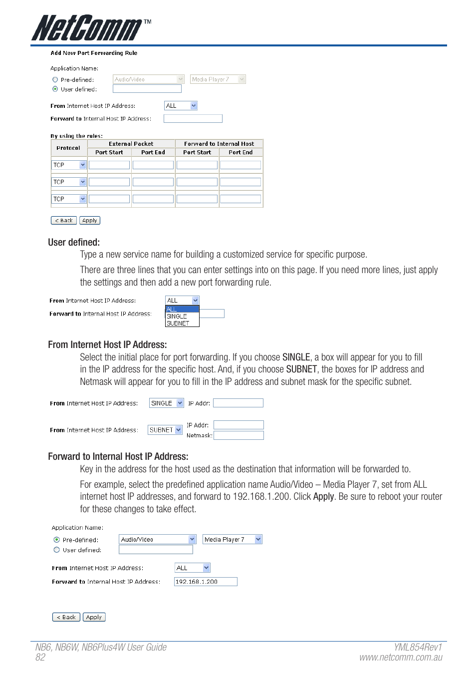 NetComm NB6 User Manual | Page 82 / 152