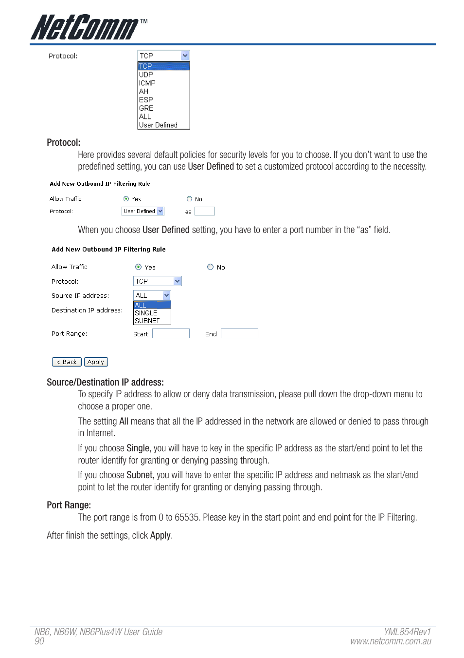 NetComm NB6 User Manual | Page 90 / 152