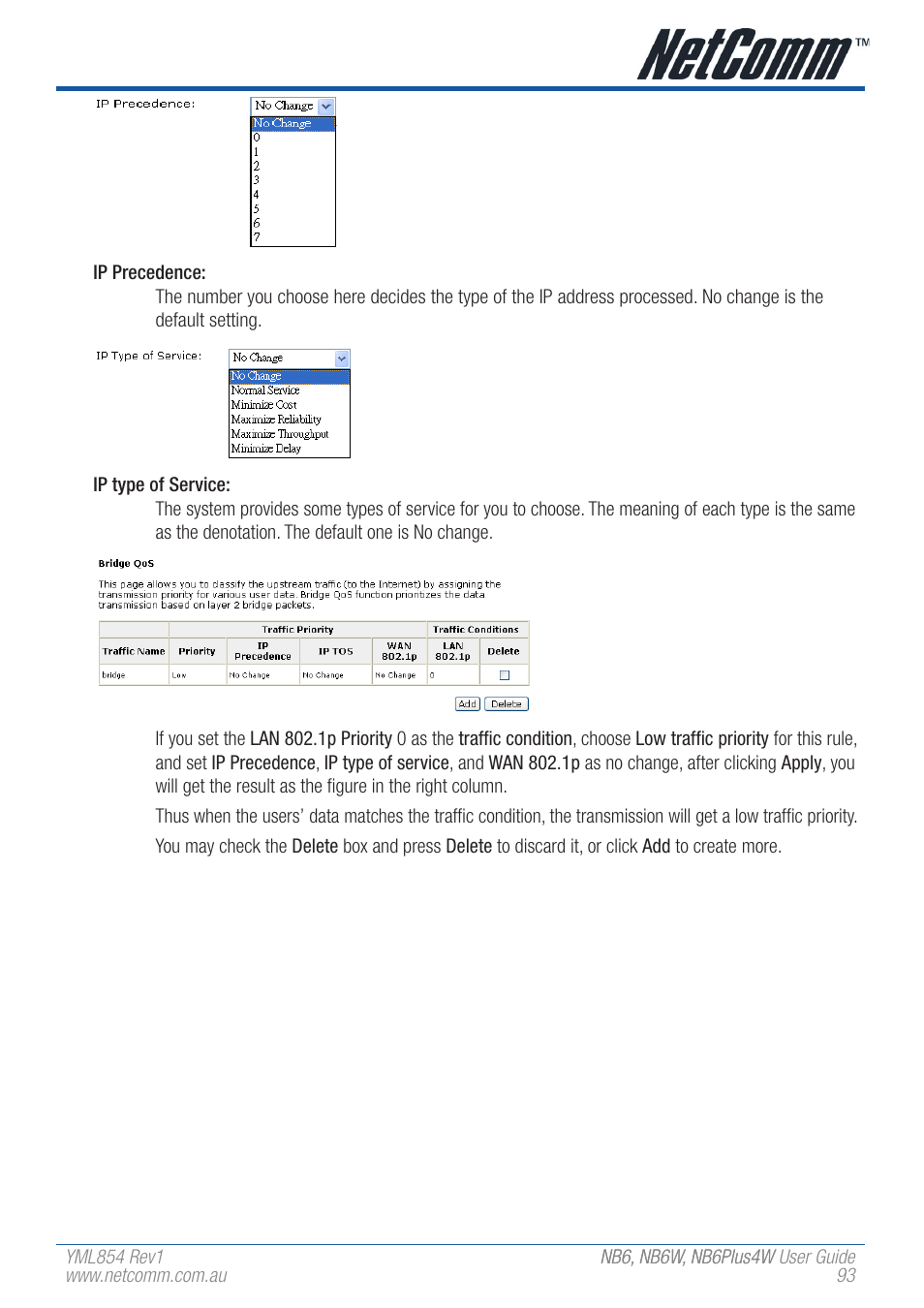 NetComm NB6 User Manual | Page 93 / 152