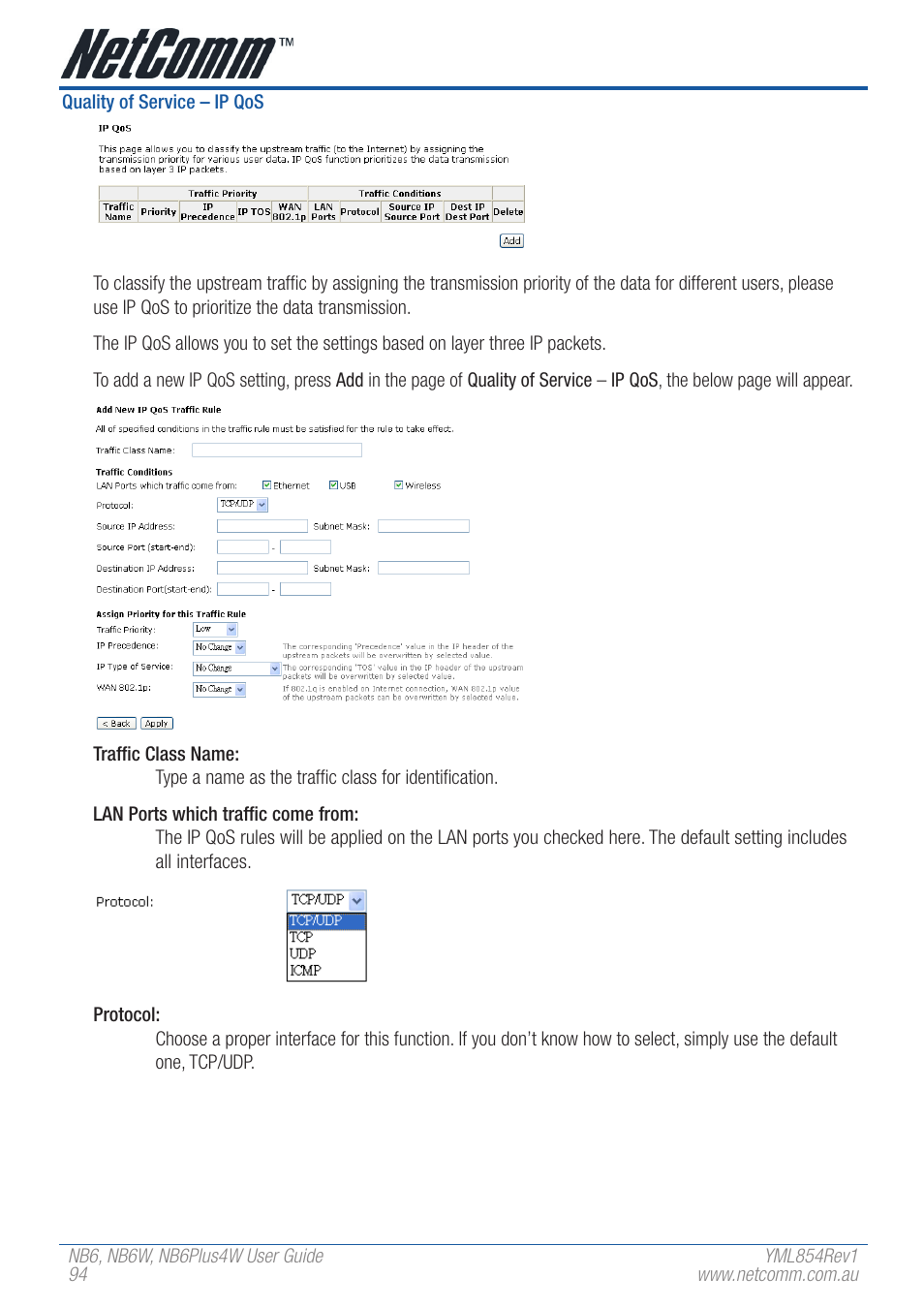 NetComm NB6 User Manual | Page 94 / 152