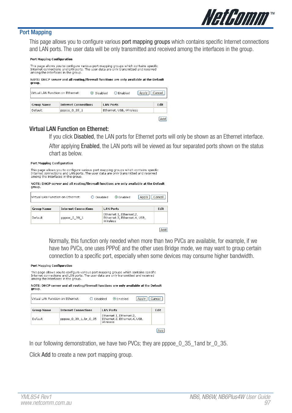 NetComm NB6 User Manual | Page 97 / 152