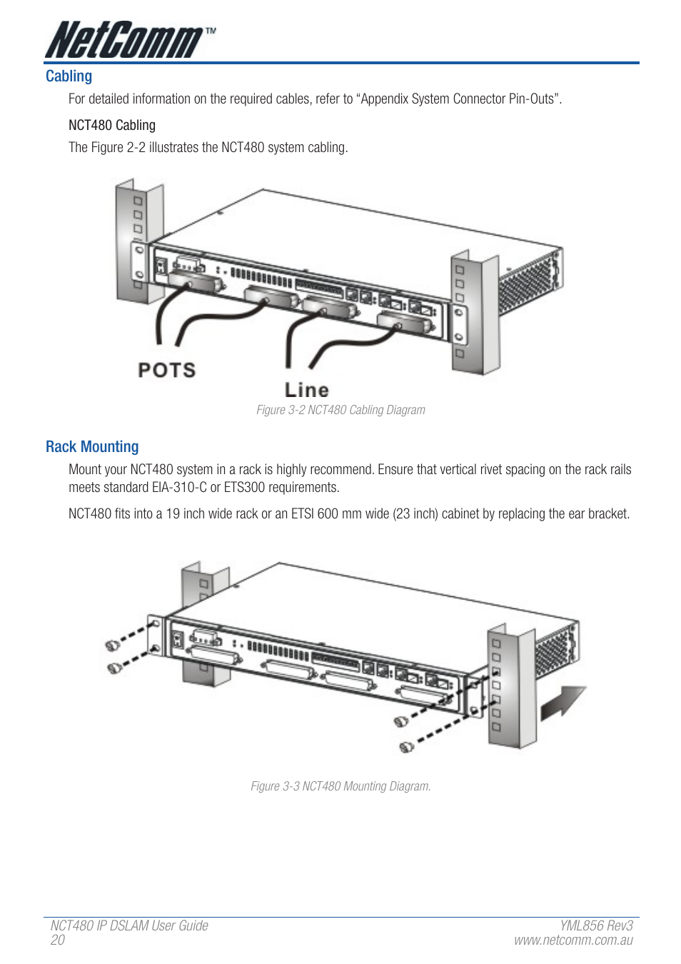 NetComm IP DSLAM NCT480 User Manual | Page 20 / 164